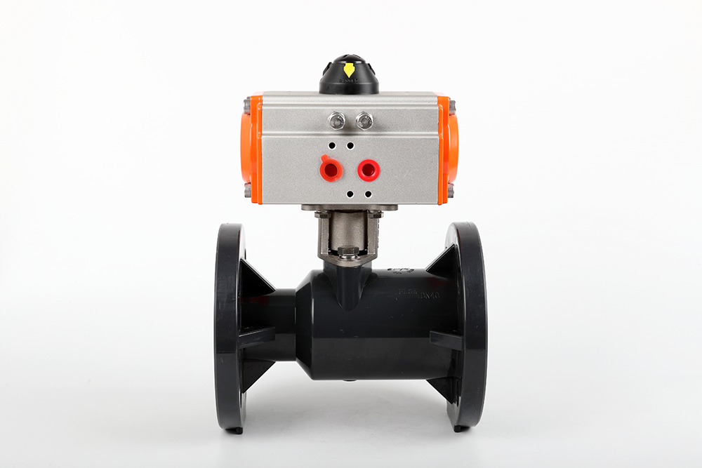 东莞气动法兰一体球阀